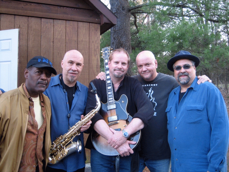 In the studios for ZOHO - New Paltz, NY, April 2008: The Stryker/Slagle Band at work for its highly anticipated third Cd release for the label, 