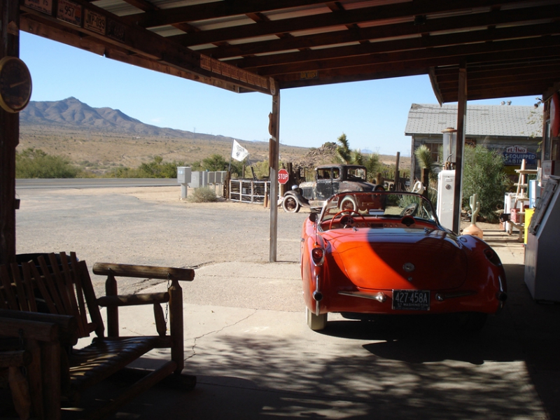 November 4, 2009: The General Store in Hackberry, Arizona on Route 66 a place on November 4, 2009: The General Store in Hackberry, Arizona on Route 66 a place on this earth where it�s still the early 1960s.