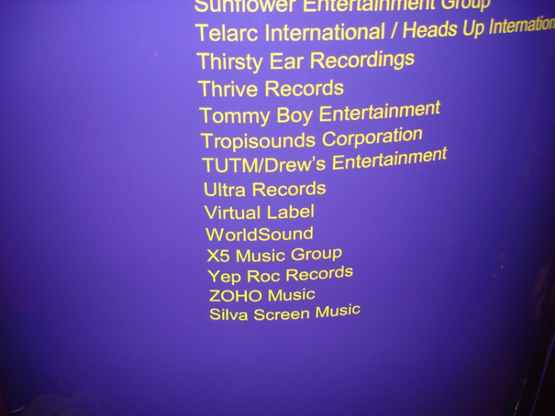 MIDEM 2010! ZOHO�s President Jochen Becker attended for the fifth consecutive time, (almost) bringing up the rear in the alphabetical listing of my exhibition stand mates from the large A2IM stand (The American Association for Independent Music). ZOHO has been a member for several years.