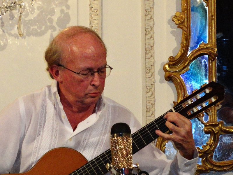May 4, 2011: our close friend, guitarist extraordinaire and ZOHO artist Carlos Barbosa-Lima at a solo concert at the Spanish Institute in Manhattan!
