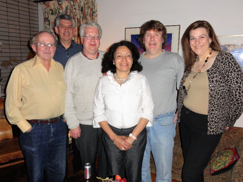 May 6, 2011: two nights later, Carlos rolling with our home crew from Millwood, NY after another wonderful private concert!