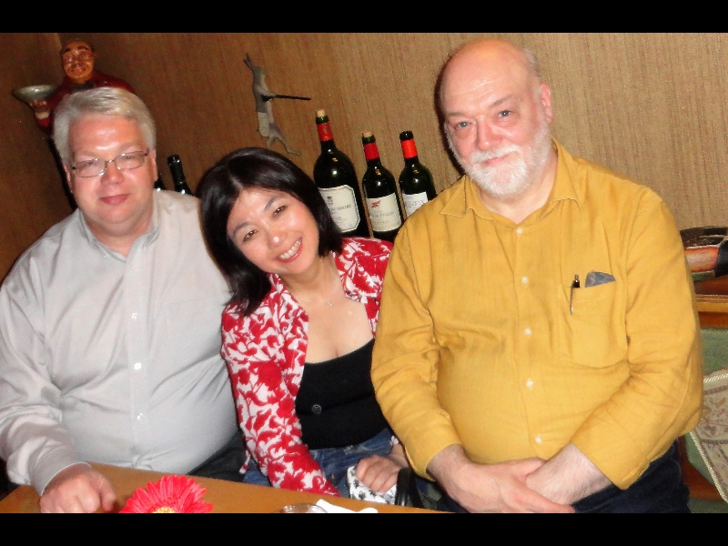 August 13, 2011: they�re BAAACK in my hometown Bielefeld, Germany: our friends and upcoming ZOHO artists Prof. Thomas Meyer-Fiebig and his wife, classical concert organist Aya Yoshida. Stay tuned for their ZOHO CD release in 2012!