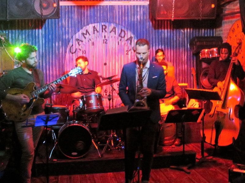 November 18, 2017: meet Puerto Rican drummer/band leader and composer extraordinaire Fernando Garcia and his hard charging, virtuosic sextet!