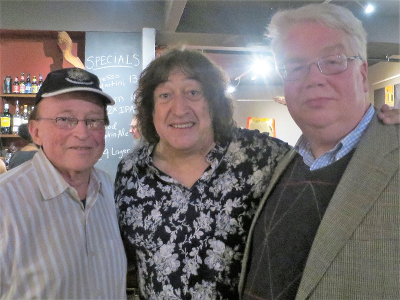 November 4, 2017: Carlos, Toninho and Jochen, at the Jazz Forum in Tarrytown.
